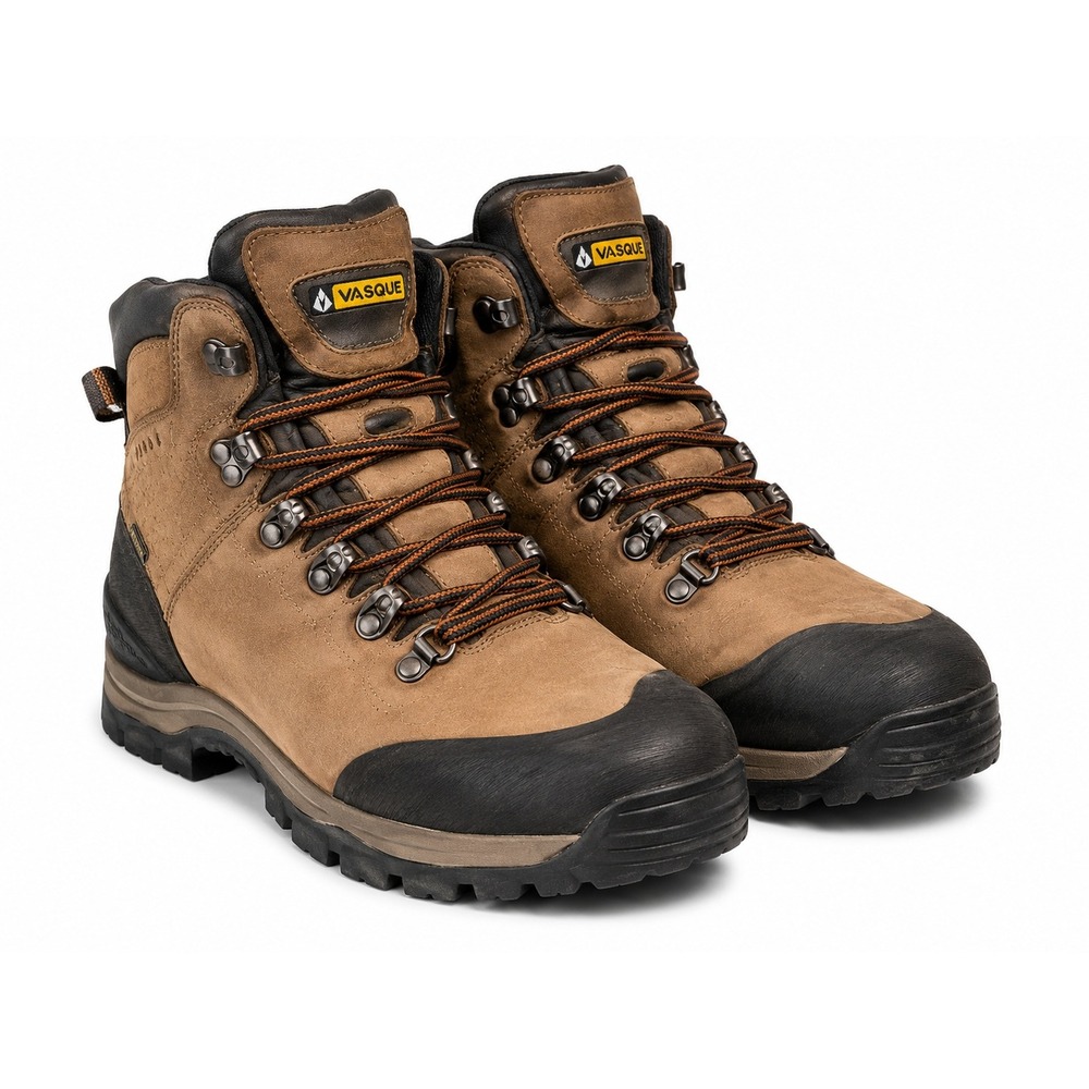 Vasque Gore-Tex Hiking Boots Mens 6.5 M Vintage 90s Brown Leather Vibram 7135 M